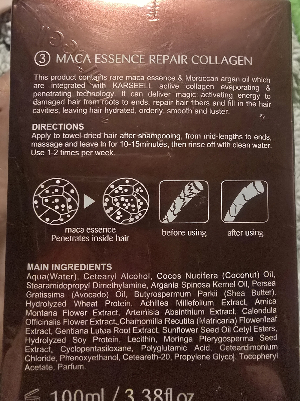 Maca Power Travel Set - Yellow/Brown - Picture 3 of 3